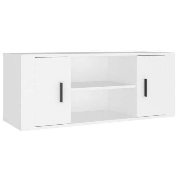 TV-Schrank Weiß 100x35x40 cm Holzwerkstoff