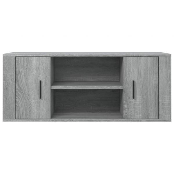 TV-Schrank Grau Sonoma 100x35x40 cm Holzwerkstoff