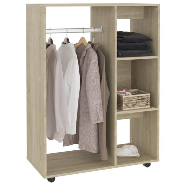 Kleiderschrank Sonoma-Eiche 80x40x110 cm Holzwerkstoff