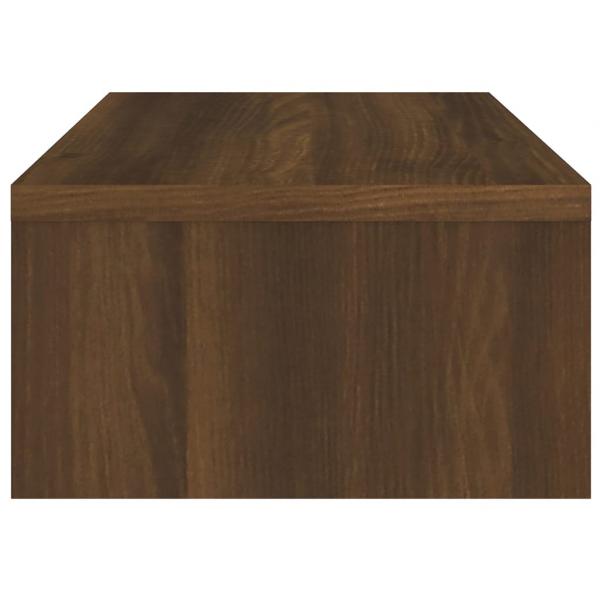 Monitorständer Braun Eichen-Optik 42x24x13 cm Holzwerkstoff