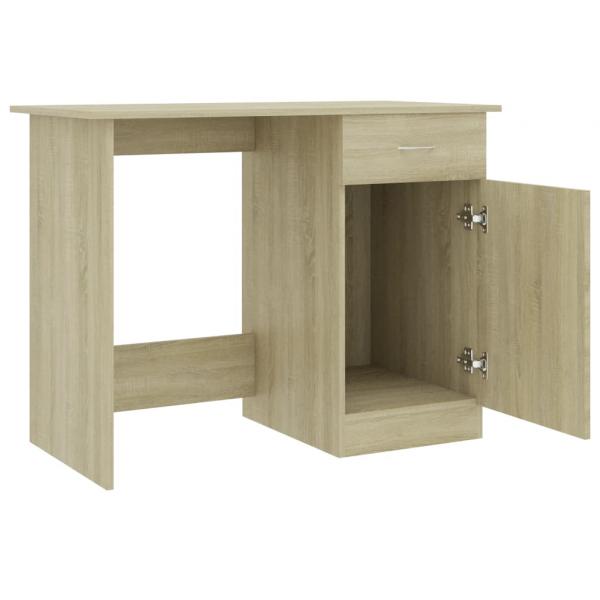 Schreibtisch Sonoma-Eiche 100x50x76 cm Holzwerkstoff