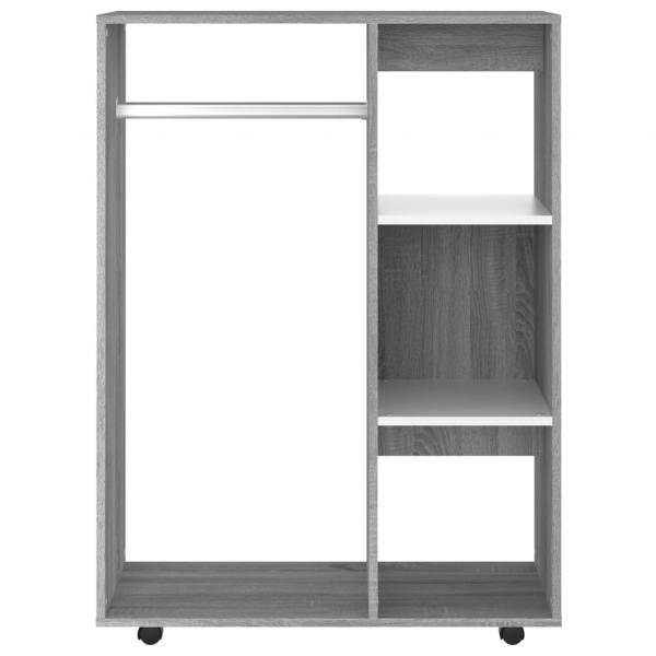 Kleiderschrank Grau Sonoma 80x40x110 cm Holzwerkstoff