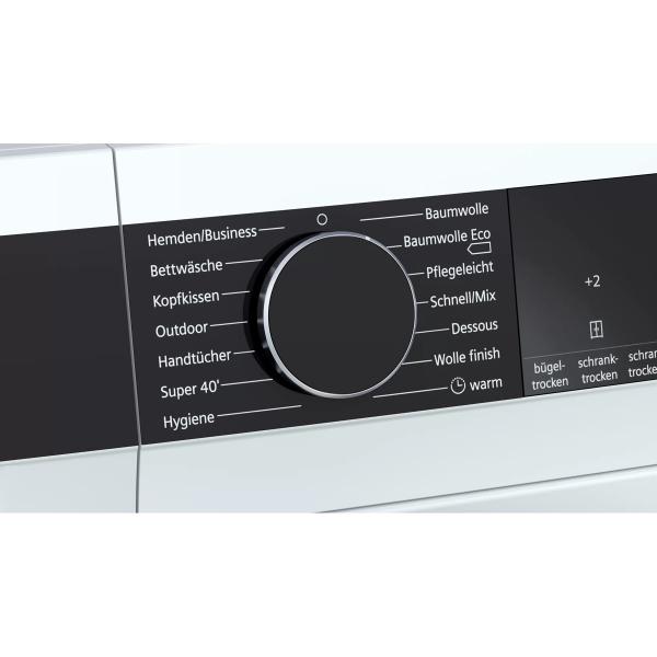 Siemens WQ33G2D40 8kg Wärmepumpentrockner IQ500, LED-Display, super40-Programm, easyClean Filter, weiß