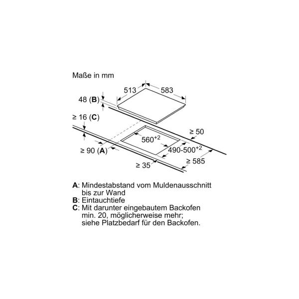 Neff T16FTN1L0 N70 Autarkes Elektrokochfeld, Glaskeramik, 60 cm breit, TwistPad, 17 Leistungsstufen, Kindersicherung, Restartfunktion, Rahmenlos