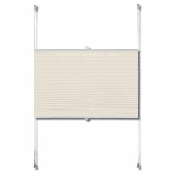 Plissee Faltrollo Rollo Plisseerollo 80x150cm Creme