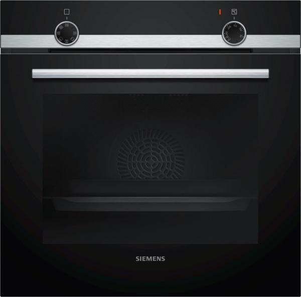 ARDEBO.de Siemens HB510ABR1 iQ100 EEK: A Einbaubackofen, 60 cm breit, 71l, Schnellaufheizung, 3D-Heißluft, Edelstahl