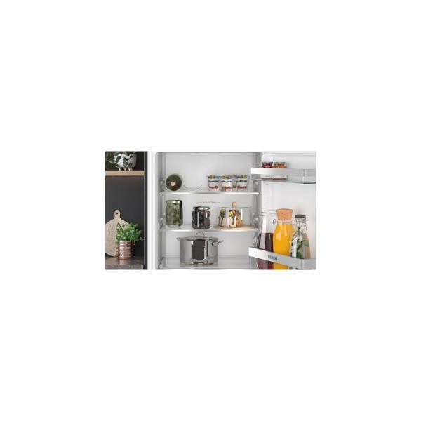 Siemens KI21RVFE0  iQ 300 Einbaukühlschrank, Nischenhöhe: 88cm, 136l, Flachscharnier-Technik, LED-Beleuchtung, freshBox,  superCooling-Taste, autoAirflow, weiß