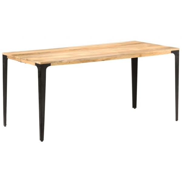 ARDEBO.de - Esstisch 160 x 80 x 76 cm Massivholz Mango