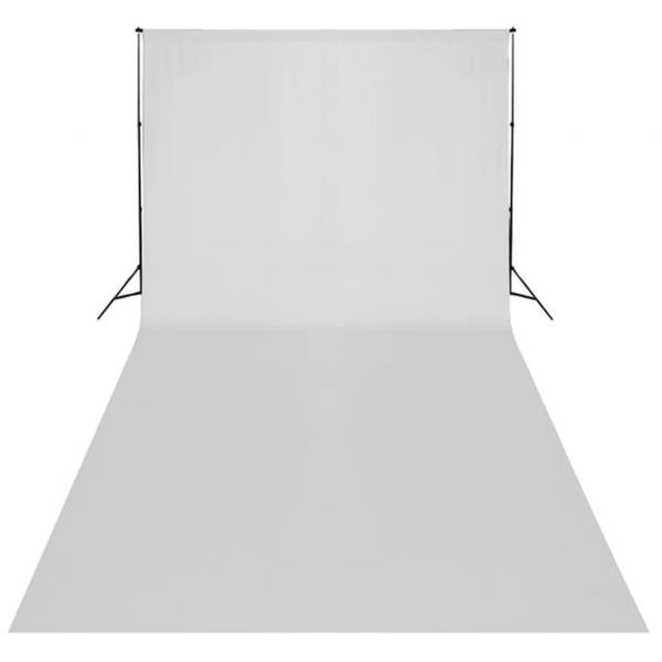 Fotostudio-Set mit Weißem Hintergrund 600×300 cm & Leuchten