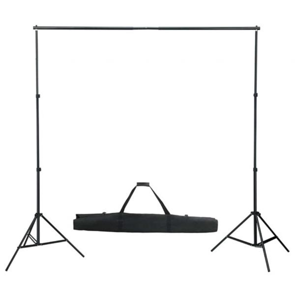 Fotostudio-Set mit Softboxen und Hintergrundsystem