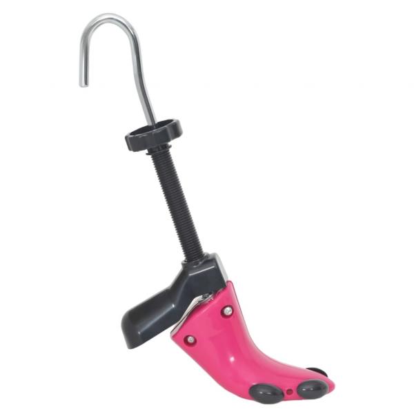 Schuhspanner mit Schuhanzieher Rosa EU 34-40 Kunststoff