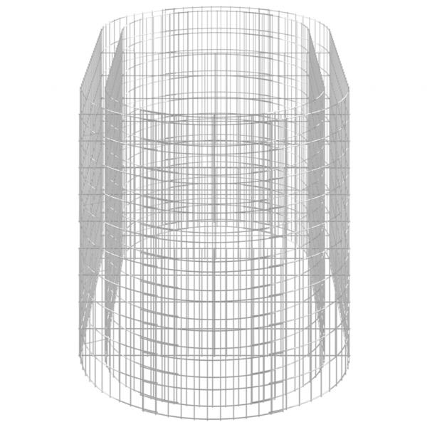 Gabionen-Hochbeet Verzinktes Eisen 200x100x100 cm