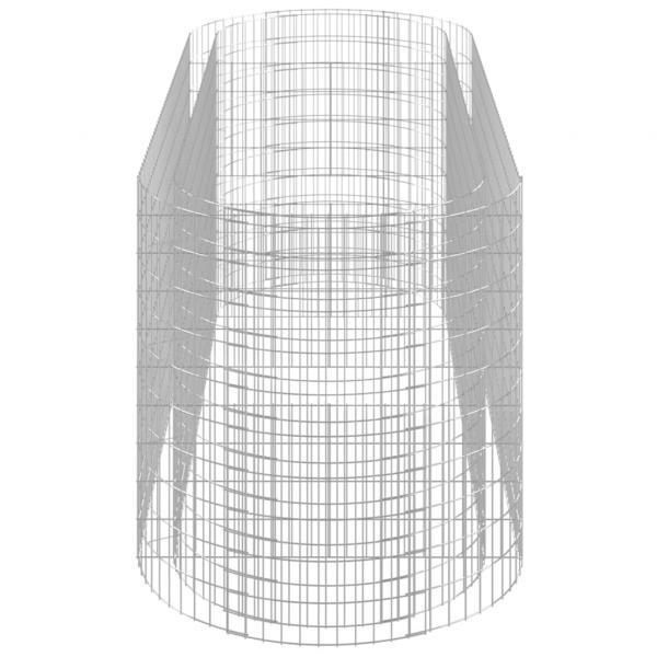 Gabionen-Hochbeet Verzinktes Eisen 300x100x100 cm