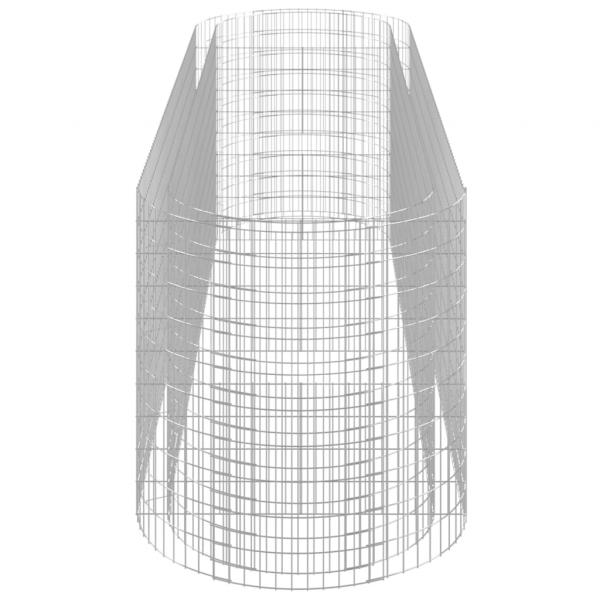 Gabionen-Hochbeet Verzinktes Eisen 400x100x100 cm