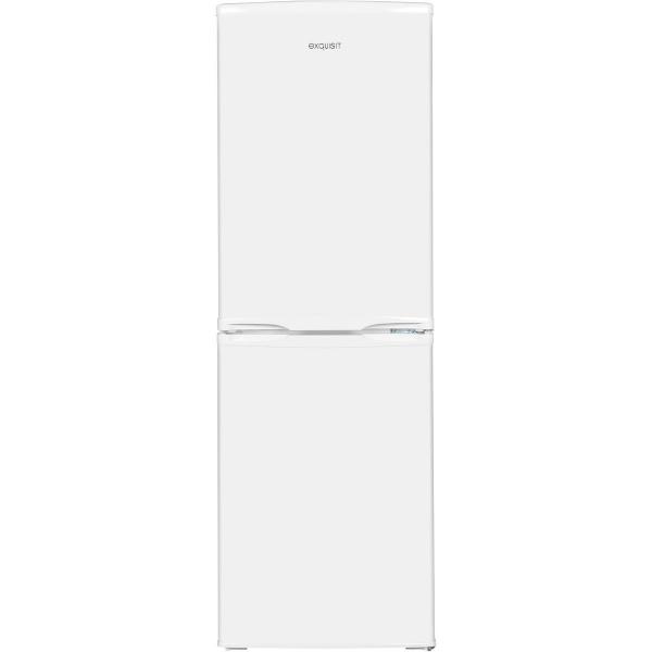 ARDEBO.de Exquisit KGC145-50-E-040F Stand Kühl-Gefrierkombination, 48 cm breit, 142L, LED Beleuchtung, Temperatureinstellung, weiß