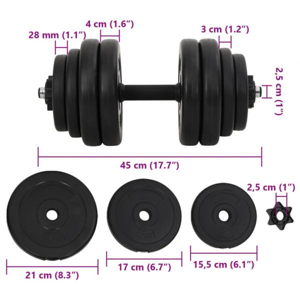 Hantel 1 Stk. 15 kg