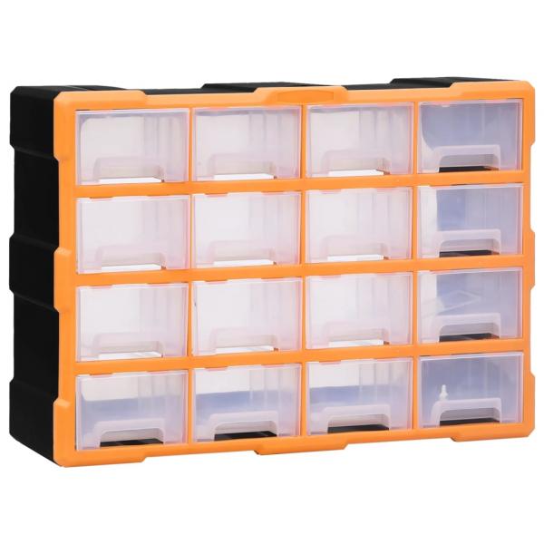 ARDEBO.de - Multi-Schubladen-Organizer 16 Schubladen 52x16x37 cm