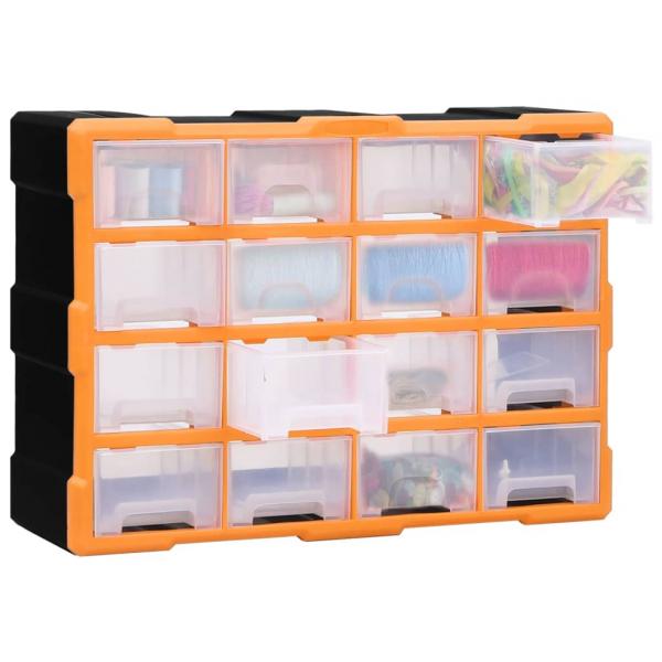 Multi-Schubladen-Organizer 16 Schubladen 52x16x37 cm