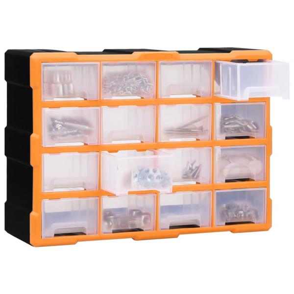 Multi-Schubladen-Organizer 16 Schubladen 52x16x37 cm