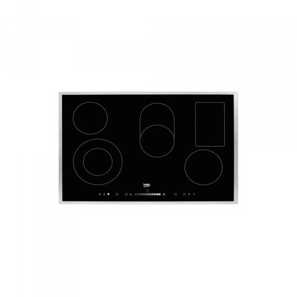 ARDEBO.de Beko HIC 85502 TX Autarkes Glaskeramik Kochfeld, 77cm breit, Slide Touch Sensortasten, schwarz