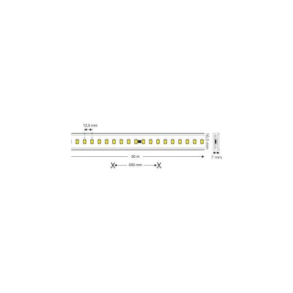 The Light Group TLG-0352 SLC LED Strip, 8W, 850lm, 3000K, 5m Set