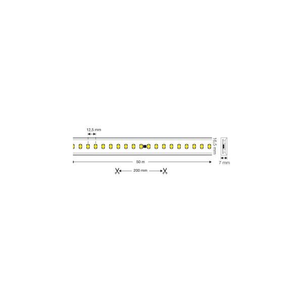 The Light Group TLG-0350 SLC LED-Strip, 230 V, 850 lm, 3000 K, 10 m, Set