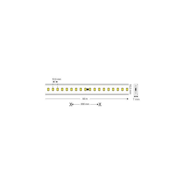 The Light Group SLP LED Strip, 8W, 900lm, 4000K, 10m