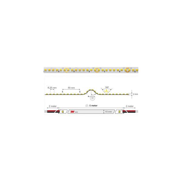 The Light Group S13066 SLC LED Strip, 19,2W, 2610lm, 2700K, IP20, 5m