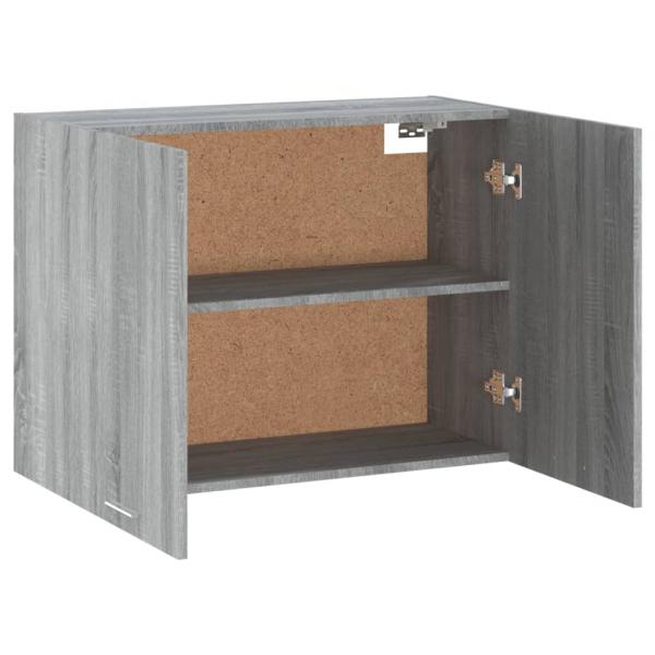 Hängeschrank Grau Sonoma 80x31x60 cm Holzwerkstoff