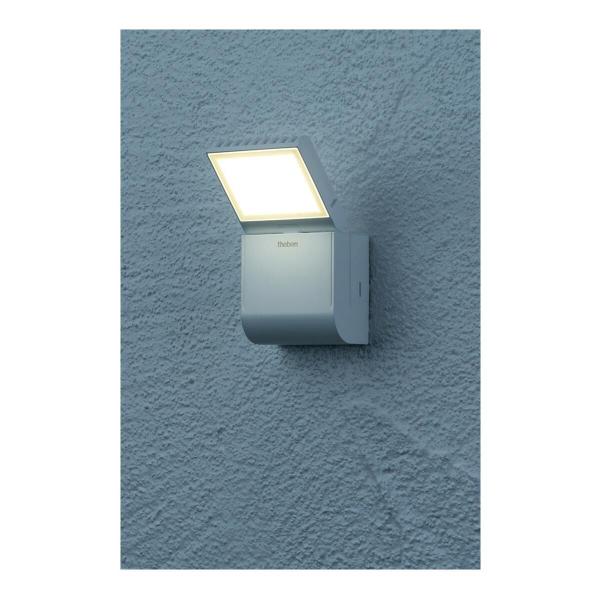 Theben theLeda S8-100L WH LED-Strahler, Wandmontage, IP55, 8,5W, weiß (1020600)