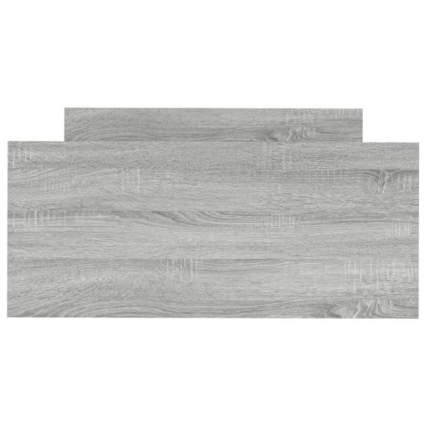 Bettgestell Grau Sonoma 90x190 cm Holzwerkstoff