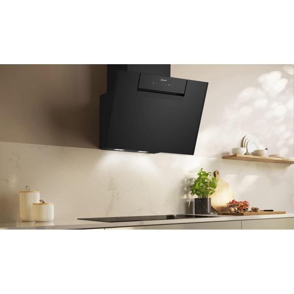 Neff D65IFN1S0 N50 EEK: A+ Kopffreihaube, 60 cm breit, Ab-/ Umluft, Touch Control, LED, schwarz