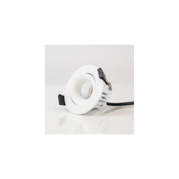 The Light Group SLC1196 OnePro-Downlight, 12W, 1160lm, 4000K, IP44, weiß