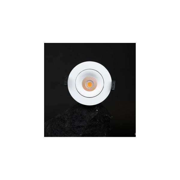 The Light Group SLC1196 OnePro-Downlight, 12W, 1160lm, 4000K, IP44, weiß