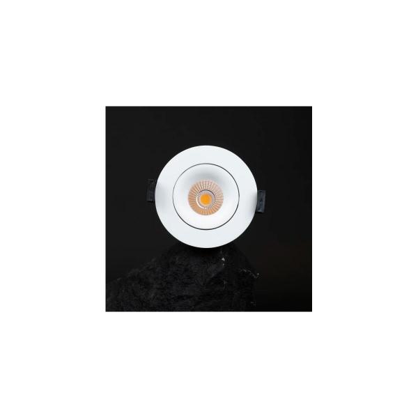 The Light Group SLC1194 OnePro-Downlight, 12W, 1100lm, 3000K, weiß