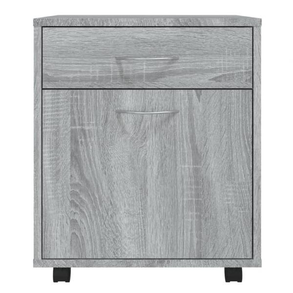 Rollschrank Grau Sonoma 45x38x54 cm Holzwerkstoff