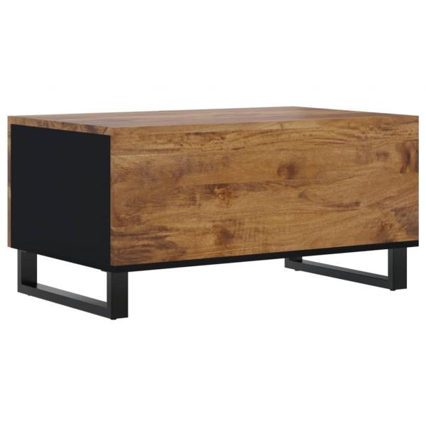 Couchtisch 80x50x40 cm Massivholz Mango & Holzwerkstoff