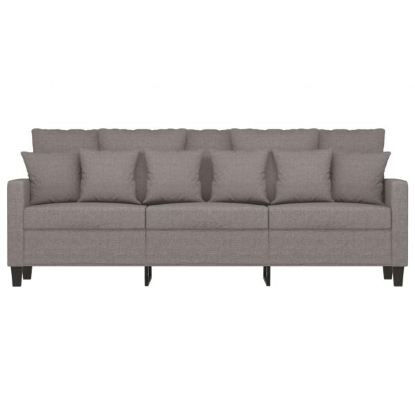 3-Sitzer-Sofa Taupe 180 cm Stoff