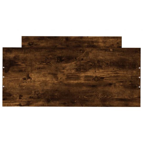 Bettgestell Räuchereiche 100x200 cm Holzwerkstoff