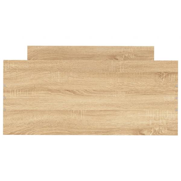 Bettgestell Sonoma-Eiche 100x200 cm Holzwerkstoff