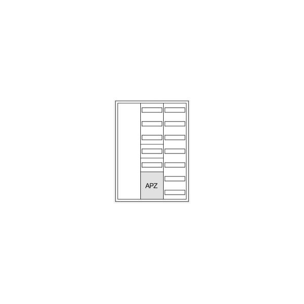 Hager ZB33SYS013 Systemschrank APZ2, 2xRfZ, VT10