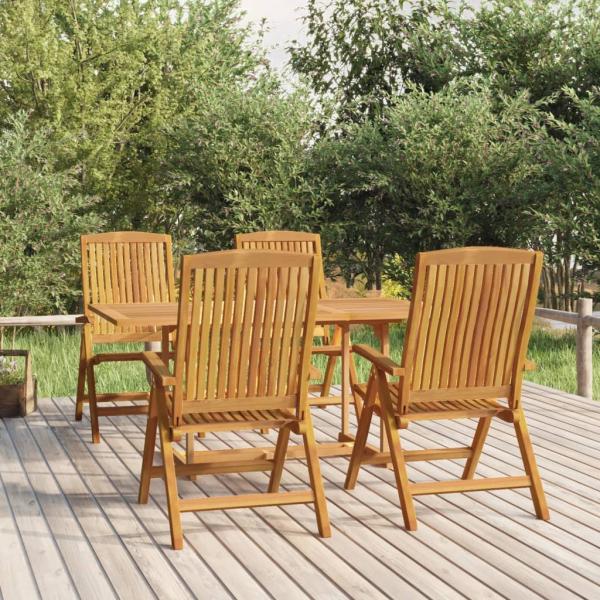 ARDEBO.de - 5-tlg. Garten-Essgruppe Massivholz Teak