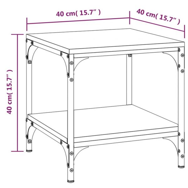 Beistelltische 2 Stk. Grau Sonoma 40x40x40 cm Holzwerkstoff