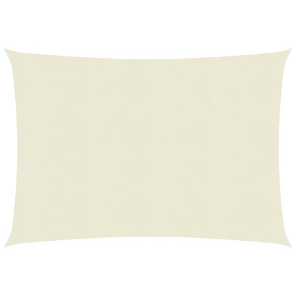 ARDEBO.de - Sonnensegel 160 g/m² Creme 2x2,5 m HDPE