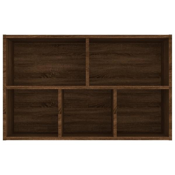 Bücherregal/Sideboard Braun Eiche 50x25x80 cm Holzwerkstoff