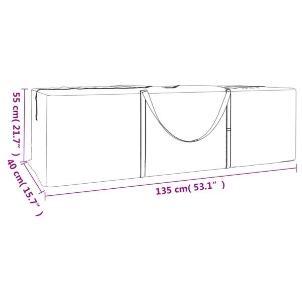 Aufbewahrungstasche für Gartenkissen 135x40x55 cm Polyethylen