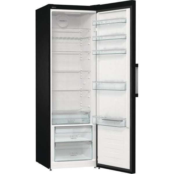 Gorenje R619DABK6 Standkühlschrank, 59,5cm breit, 398L, AdapTech, DynamicAir, FreshZone, schwarz