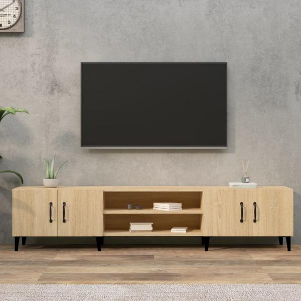 ARDEBO.de - TV-Schrank Sonoma-Eiche 180x31,5x40 cm Holzwerkstoff