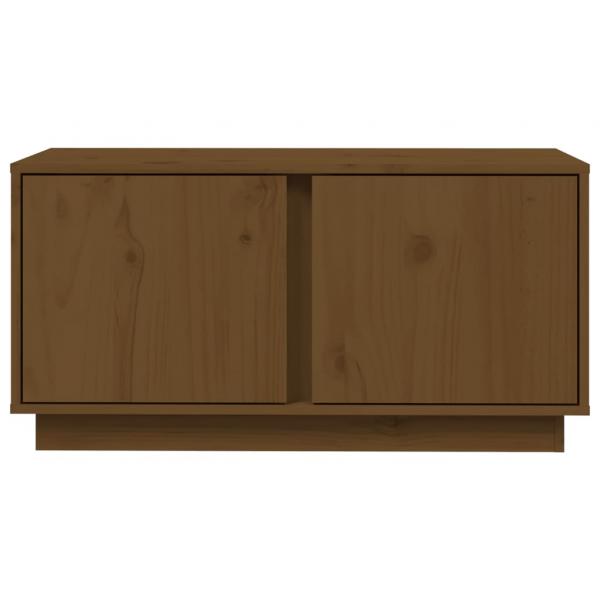 TV-Schrank Honigbraun 80x35x40,5 cm Massivholz Kiefer