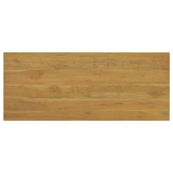 Wand-Badschrank 110x45x30 cm Teak Massivholz